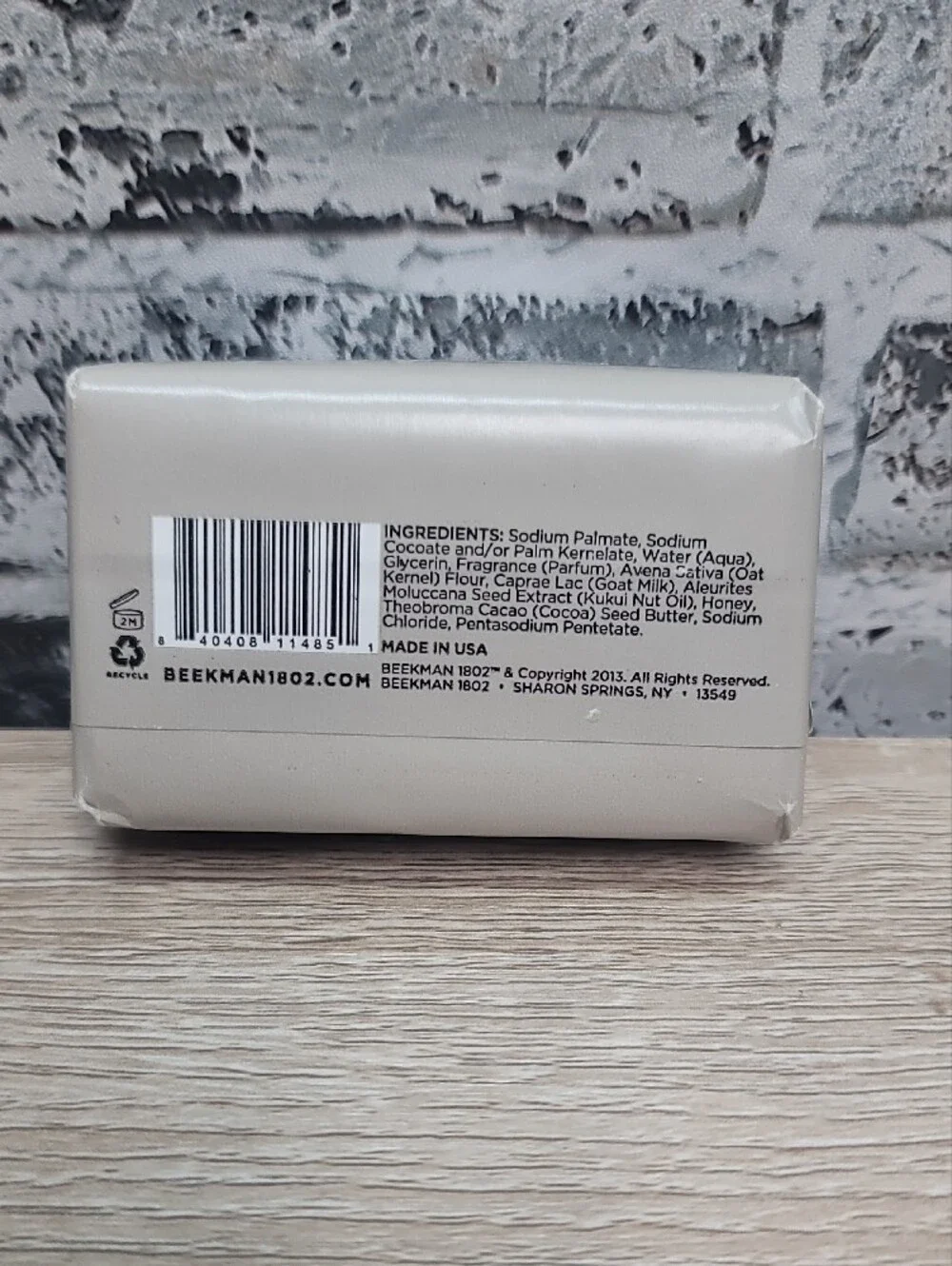 NEW Beekman 1802 Goat Milk HONEY & OATS Scrub Soap Bar